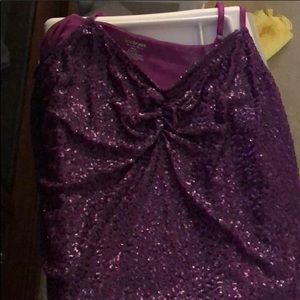 Purple sequin Cami